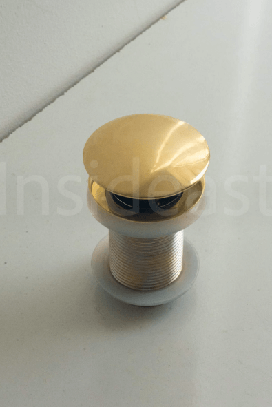 Copper Finish sink Drain, Pop Up Drain Bathroom Sink Drain Stopper Vessel Sink Drain Detachable Basket Stopper / COPPER ACCESSORIES