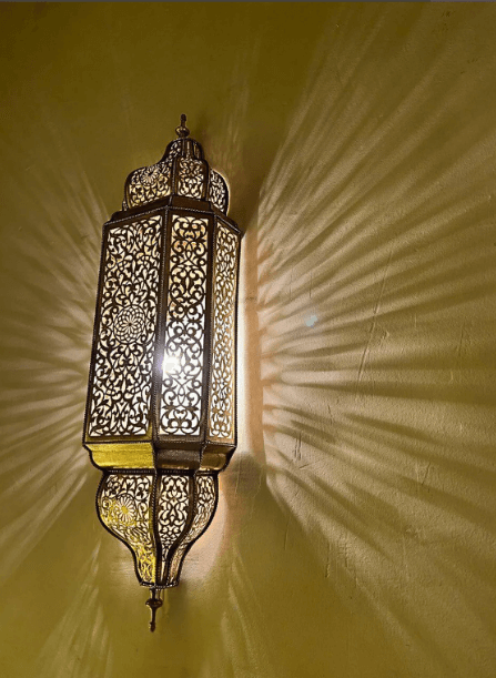 Moroccan Wall Light - Handmade Brass Electric Sconce - Elegant Moroccan Wall Lamp Décor / Wall Lamps
