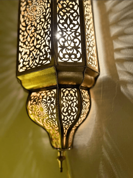 Moroccan Wall Light - Handmade Brass Electric Sconce - Elegant Moroccan Wall Lamp Décor / Wall Lamps