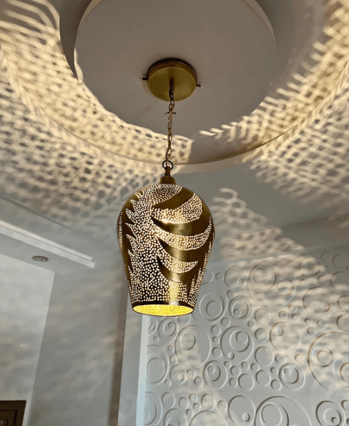 pendant brass light, handcrafted ceiling lamp, light fixture, pendant chandelier for home décor, ceiling pendant / copper