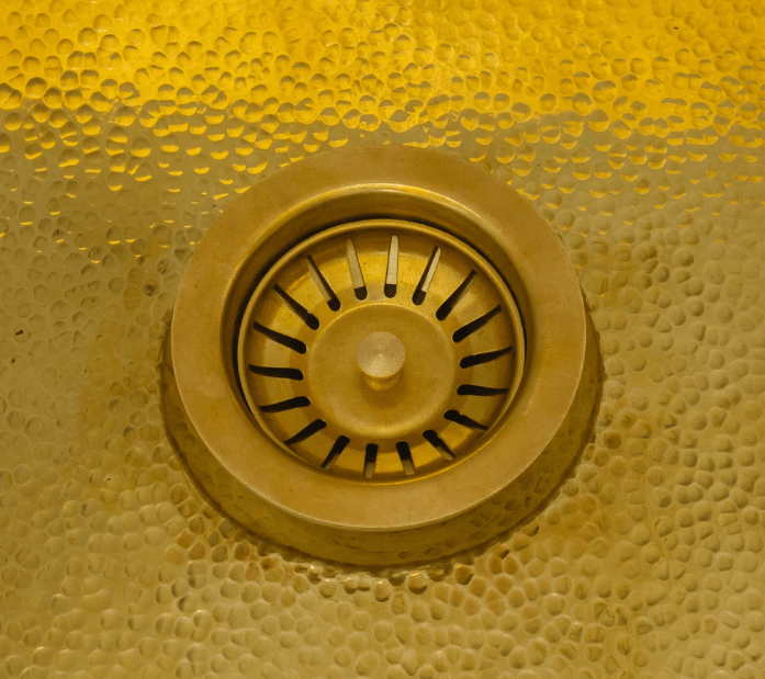 Solid Unlacquered Brass Undermount Hammered Sink, Kitchen Bar Sink, Island Sink, Outdoor Sink / sink