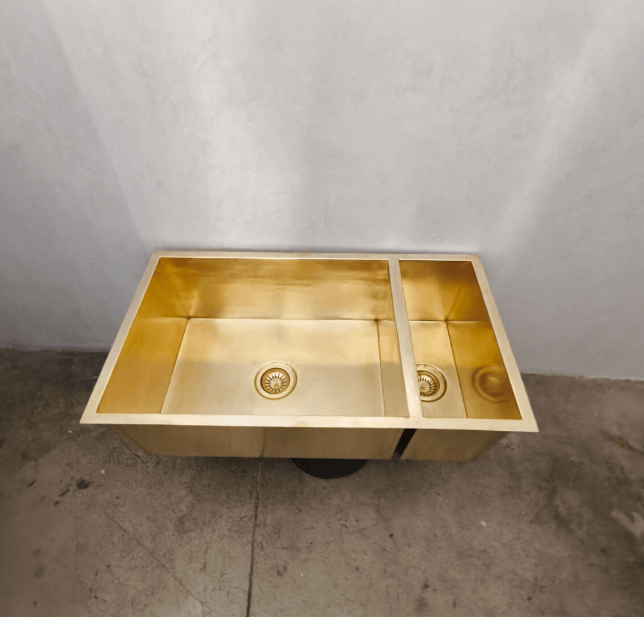 Cooper Sink, Undermount Kitchen Sink, Handmade Moroccan Copper Vasque, Beautiful Wash Basins, Double vessel Sink / double