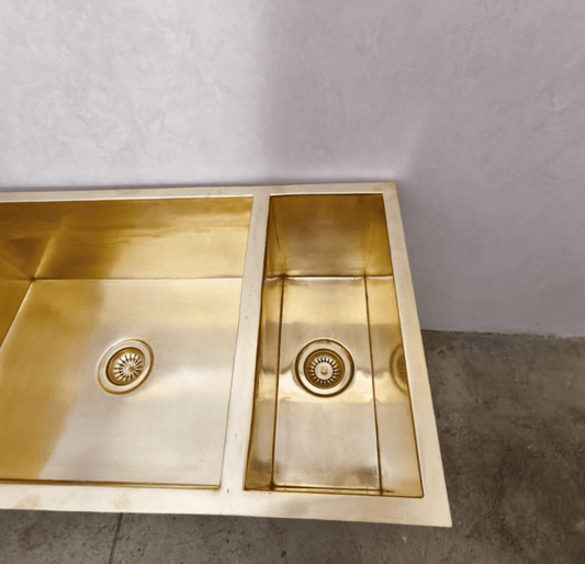 Cooper Sink, Undermount Kitchen Sink, Handmade Moroccan Copper Vasque, Beautiful Wash Basins, Double vessel Sink / double