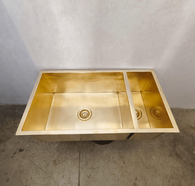 Cooper Sink, Undermount Kitchen Sink, Handmade Moroccan Copper Vasque, Beautiful Wash Basins, Double vessel Sink / double