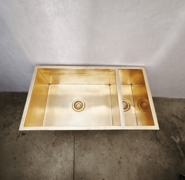 Cooper Sink, Undermount Kitchen Sink, Handmade Moroccan Copper Vasque, Beautiful Wash Basins, Double vessel Sink / double