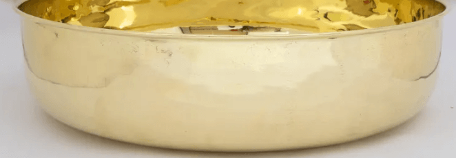 unlacquered brass countertop basin sink, bathroom round vessel sink / sink